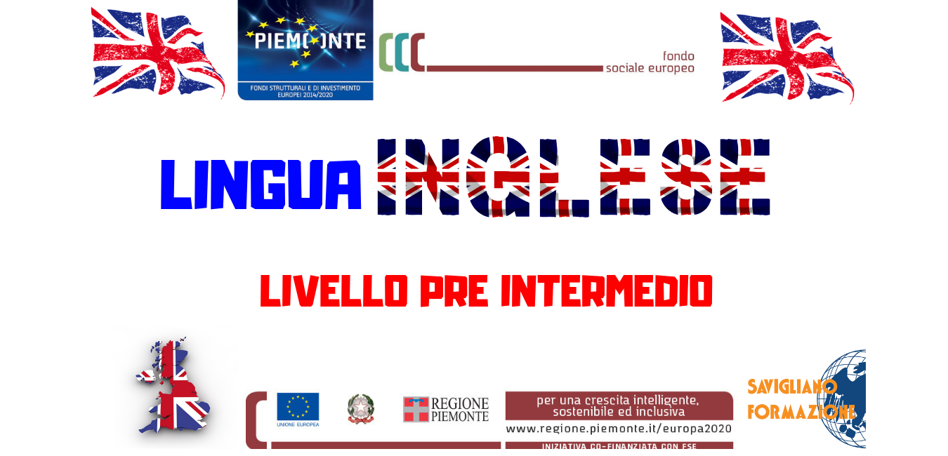 banner inglese pre intermedio
